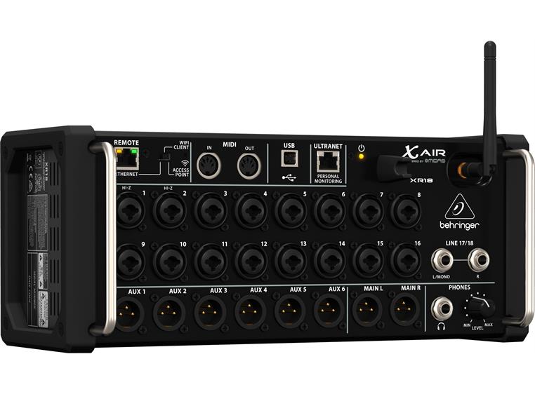 Behringer X AIR XR18 Digital stagebox rack-mixer